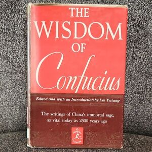 The Wisdom of Confucius Book by Lin Yutang 1938